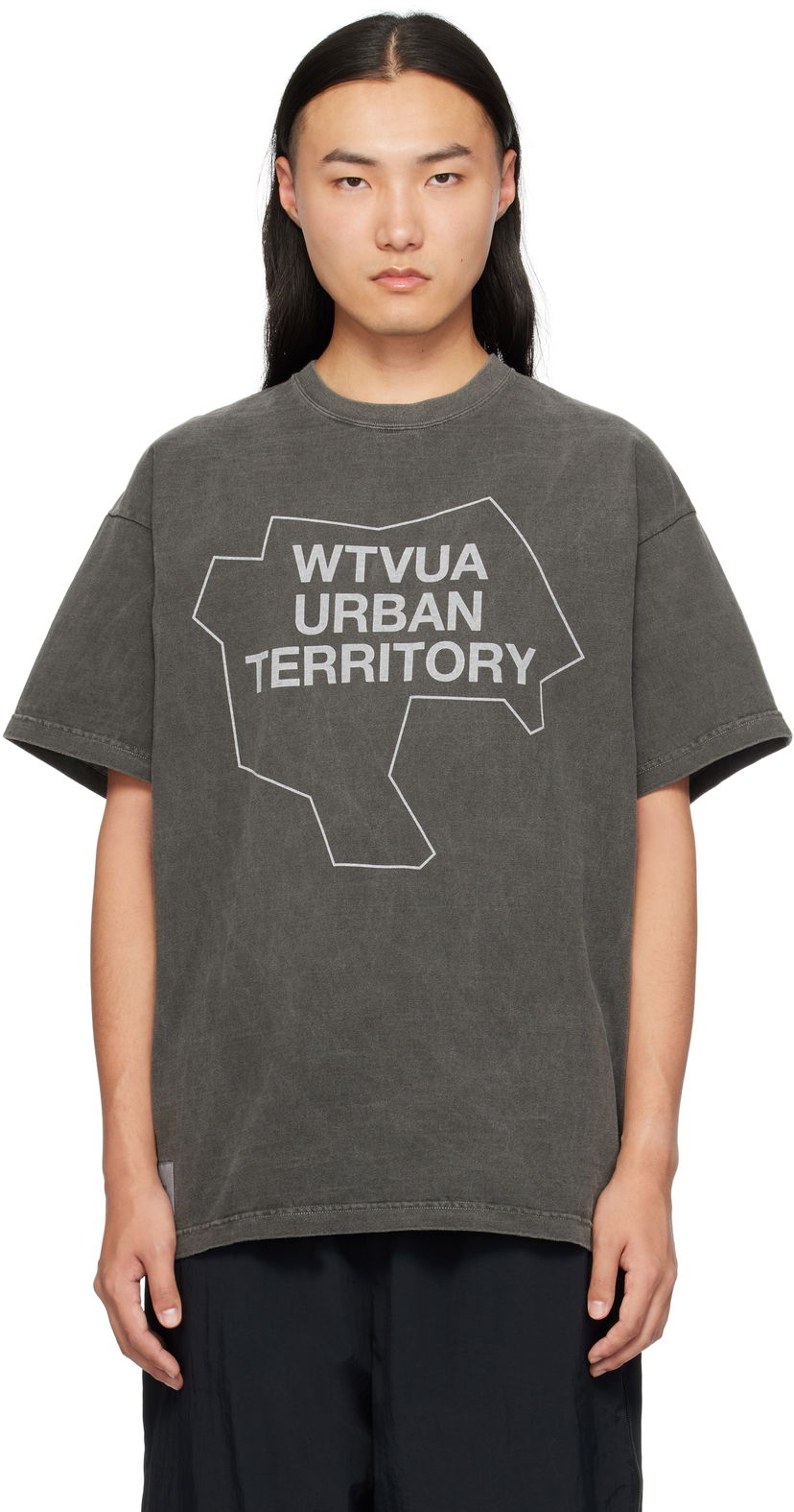T-shirt WTAPS WTAPS Territory Graphic T-Shirt Grå | 242ATDT-CSM04