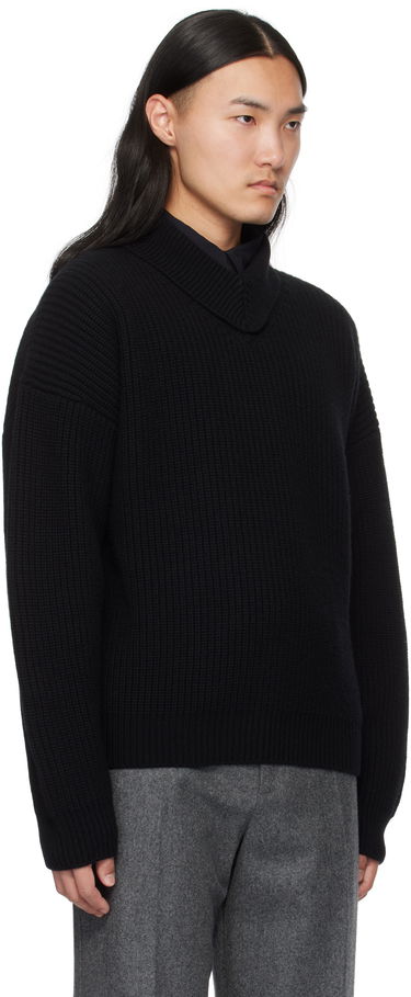 Sweater Bottega Veneta Veneta Wool & Cashmere Rib Turtleneck Sort | 812511V4VY01000, 1