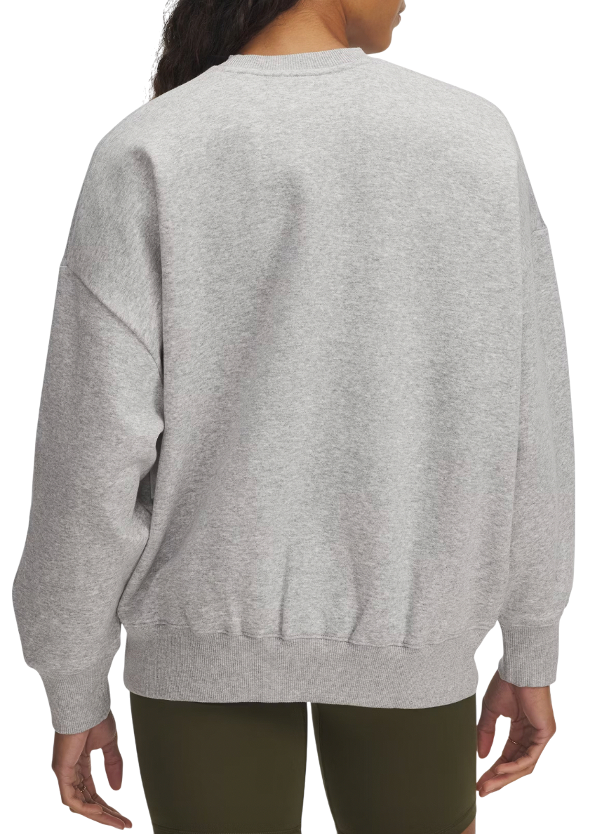 Sweatshirt Under Armour Rival Flc OS Varsity Crew Sweatshirt Grå | 6007880-014, 1