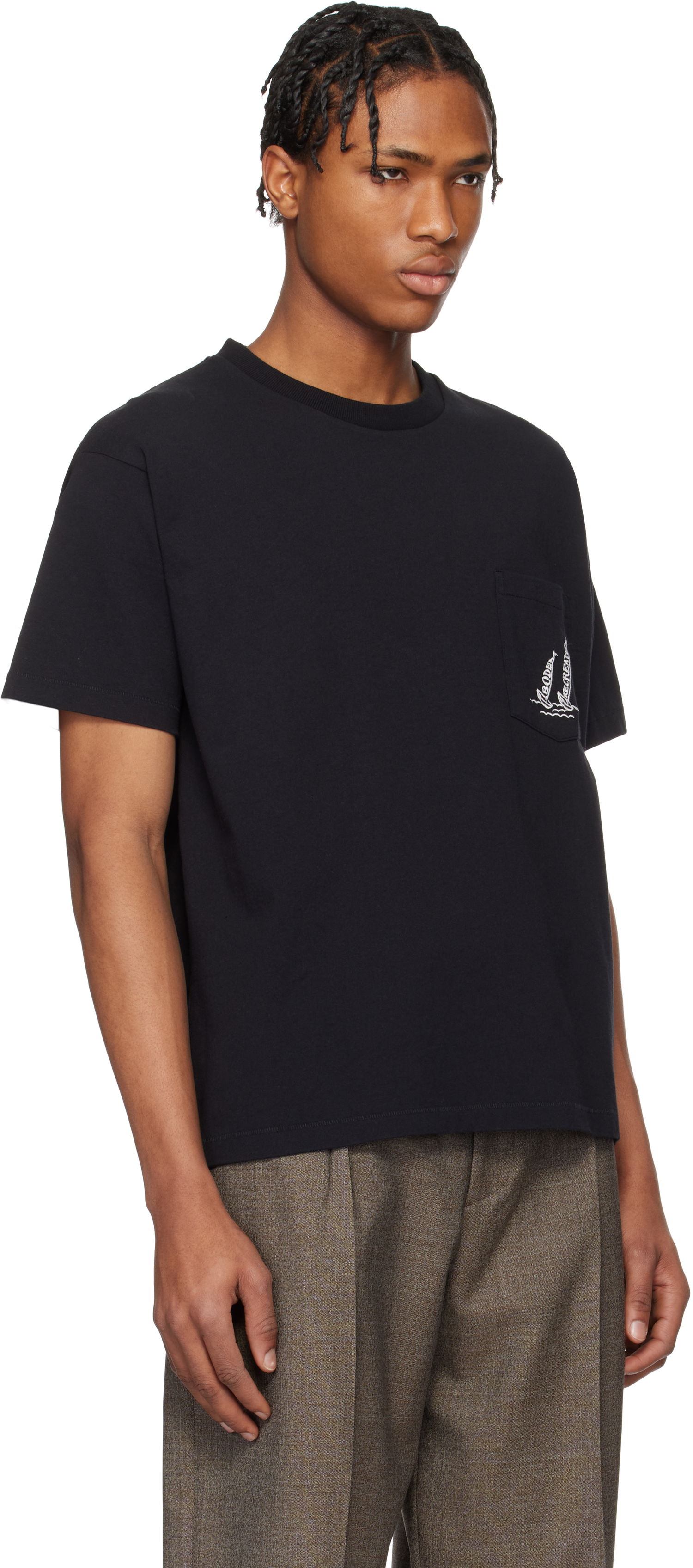 T-shirt Bode Bode 'Recreation' Sails Pocket Tee Sort | MRS25CS052, 1