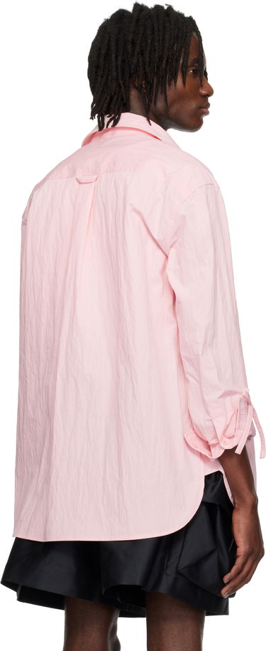 Skjorte Simone Rocha Simone Rocha Bow Detail Workwear Shirt Lyserød | 5319 1219, 2