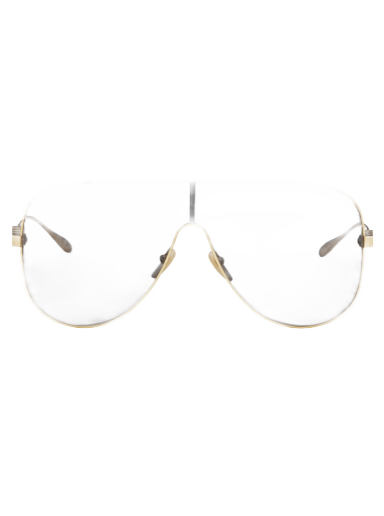 Solbriller Gucci Mask Sunglasses "Gold" Beige | GG1436S