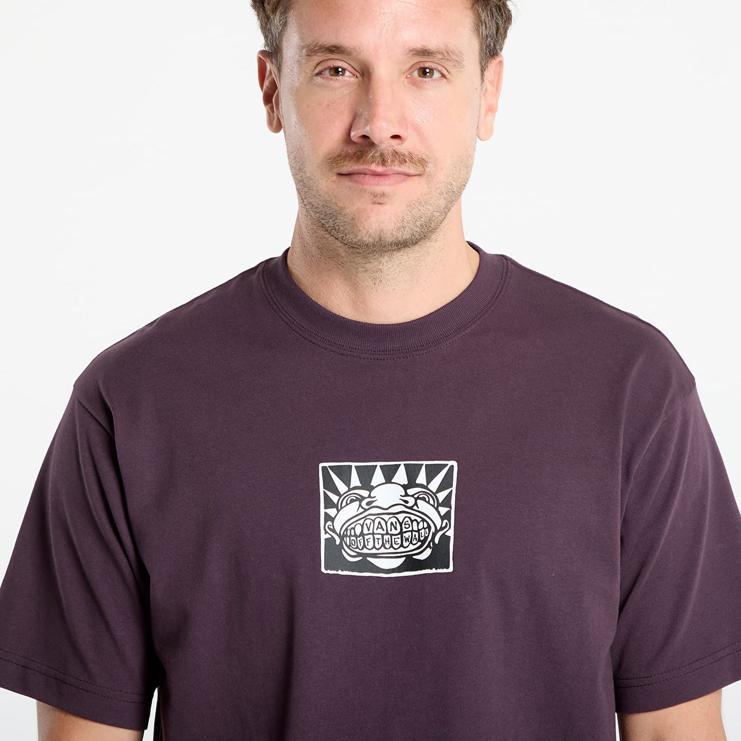 T-shirt Vans Vans Mouf Loose Fit T-Shirt Lilla | VN000RD8EMS1, 1