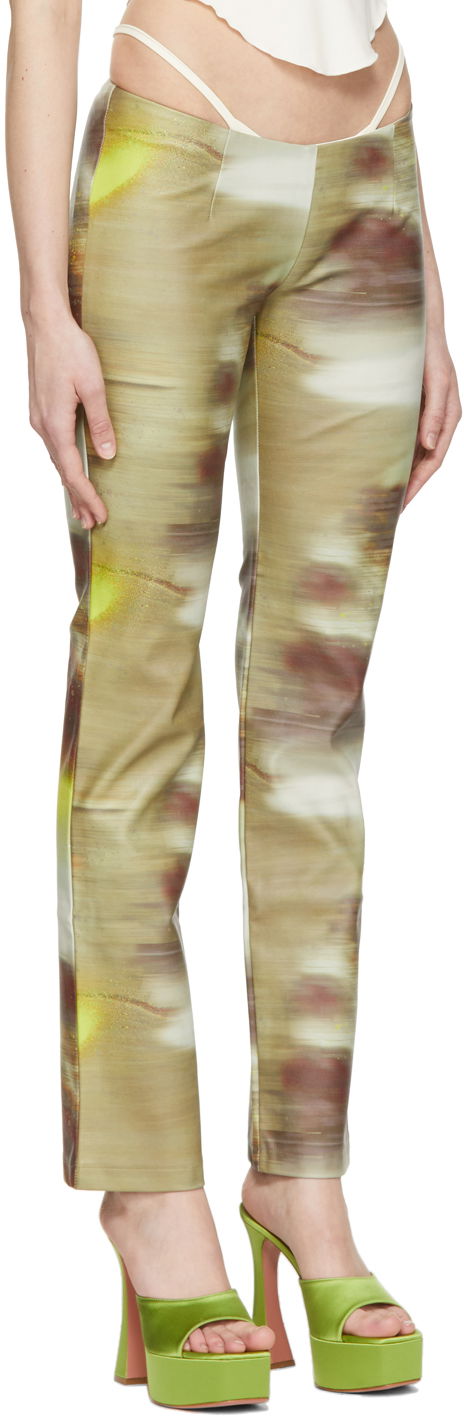 Bukser Miaou Miaou Rex Print Trousers Brun | 1021-CL, 1