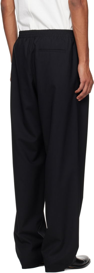 Bukser The Row Konan Elastic Waist Trousers Sort | 803-W3464, 2
