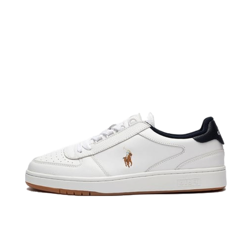Sneakers og sko Polo by Ralph Lauren Court Leather Low-top Hvid | 809877610001