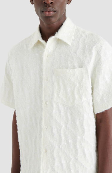 Skjorte AXEL ARIGATO Wade Bubble A Shirt Hvid | A2203001, 7