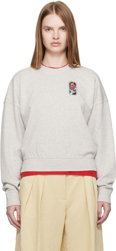 Sweatshirt KENZO Kenzo Paris 'KENZO City' Short Sweatshirt Grå | FF62SW1524MF, 0