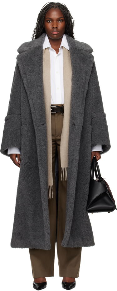 Frakker Max Mara Max Mara Kadiak Teddy Coat Grå | 2421016313600 MM10502, 0