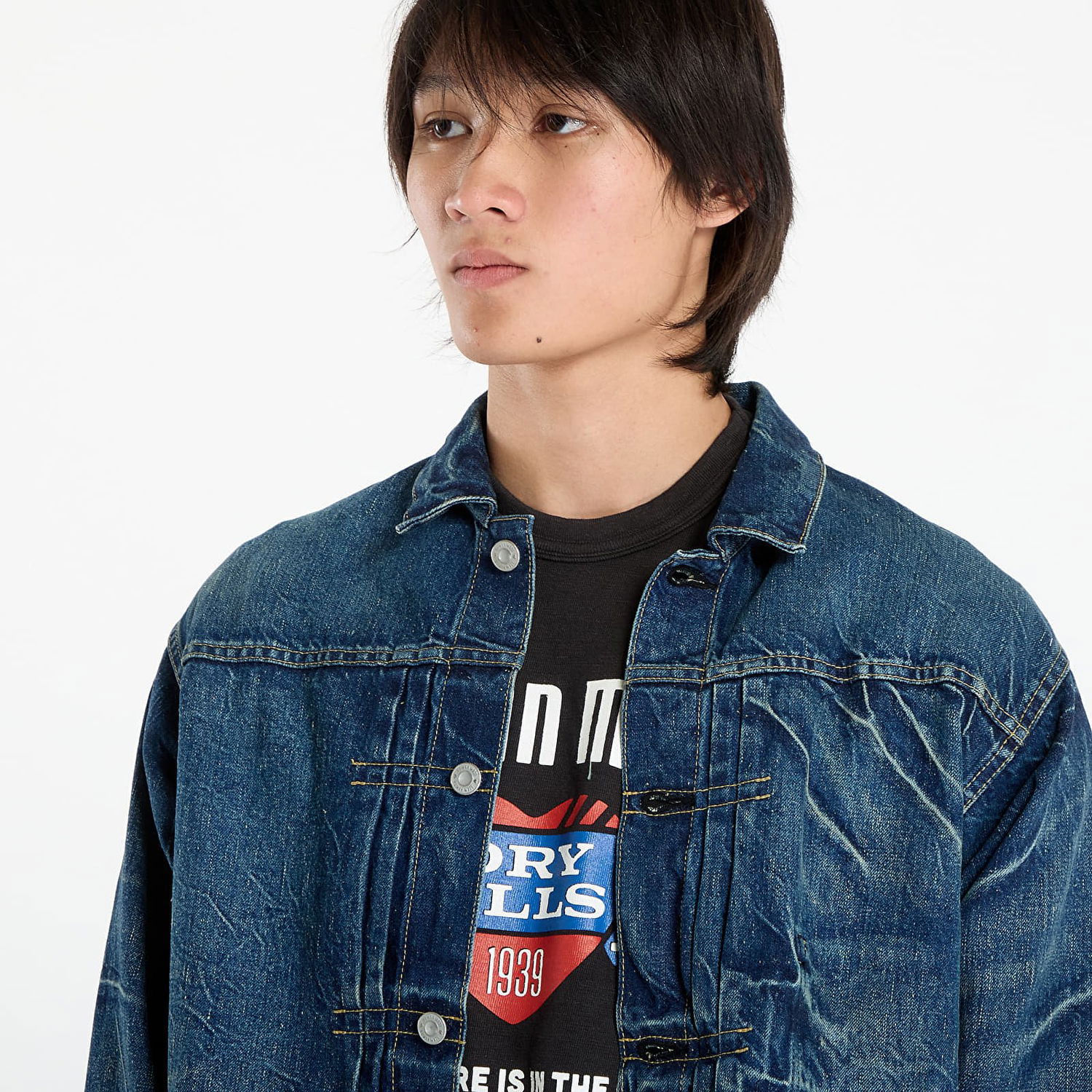 Jakke Human Made HUMAN MADE Denim Work Jacket Blå | HM30JK002IN, 1