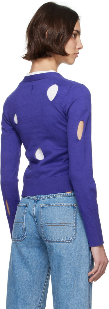 Sweater JW Anderson JW Anderson Slit Cardigan Lilla | KW1413-YN0440, 2