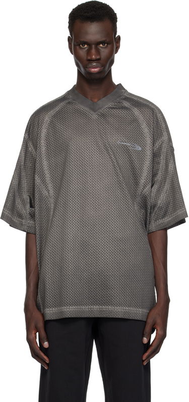 Jersey Alexander Wang Alexander Wang Mesh Short Sleeve T-Shirt Grå | UCC1251733, 0