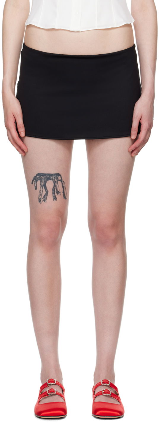 Nederdel GUIZIO Guizio Micro Miniskirt Sort | C00301K021