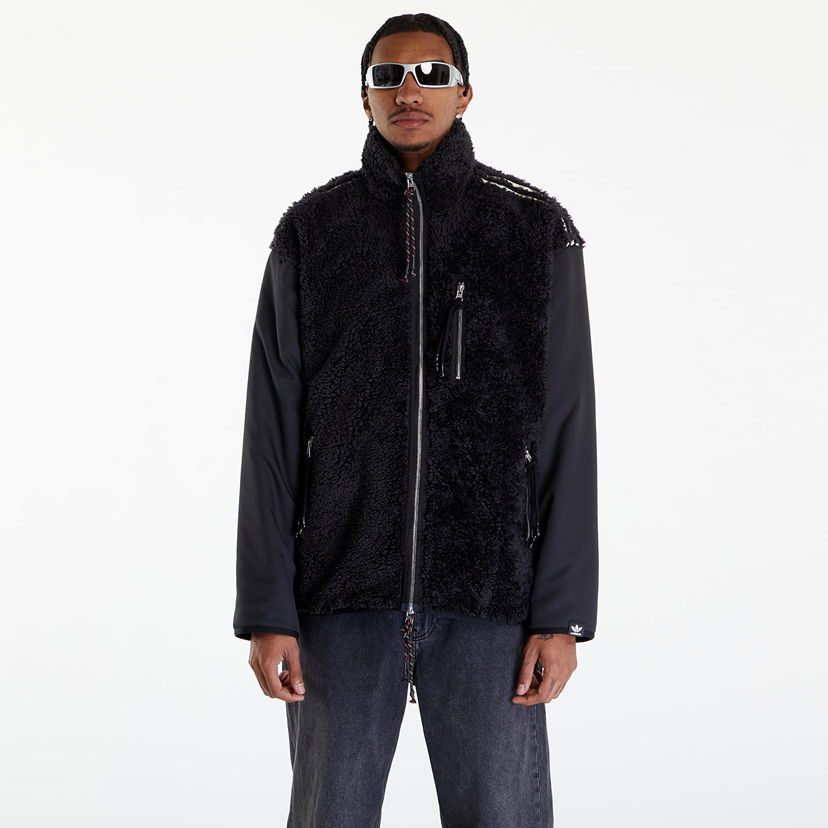 Jakke adidas Originals Song For The Mute x Fleece Jacket UNISEX Black Sort | IY9513