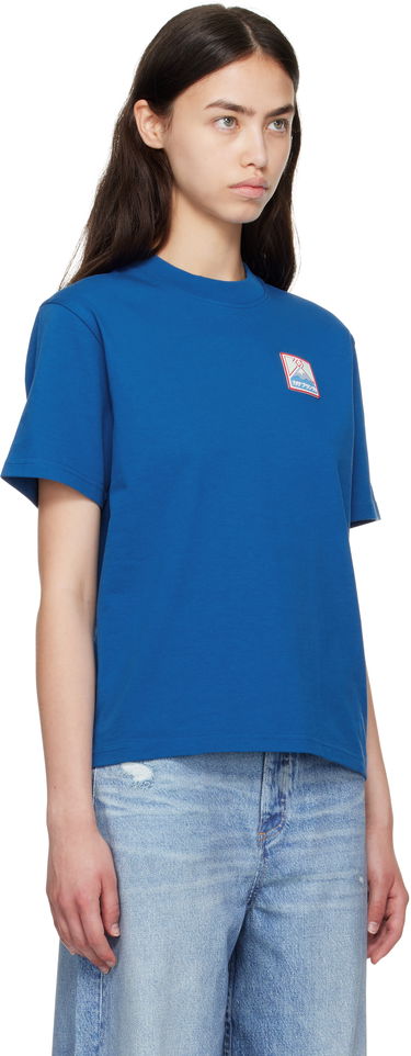 T-shirt Casablanca Casablanca Mount Fuji Rubber Patch T-Shirt Blå | WPF25-JTS-046-04, 1