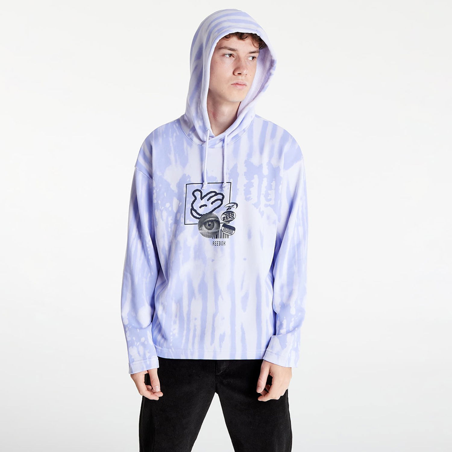 Sweatshirt Reebok Classics Summer Hoodie Blå | HM3129, 0