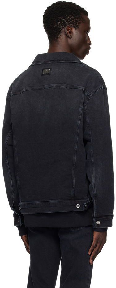 Jakke Dolce & Gabbana Faded Denim Jacket Sort | G9NL5DG8GW6, 2