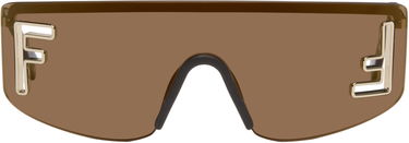 Solbriller FENDI 'FF' Squared Sunglasses Brun | FE40168UW0032G 192337229985, 0