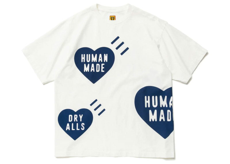 T-shirt Human Made Big Heart Graphic T-Shirt Hvid | HM23TE024, 0
