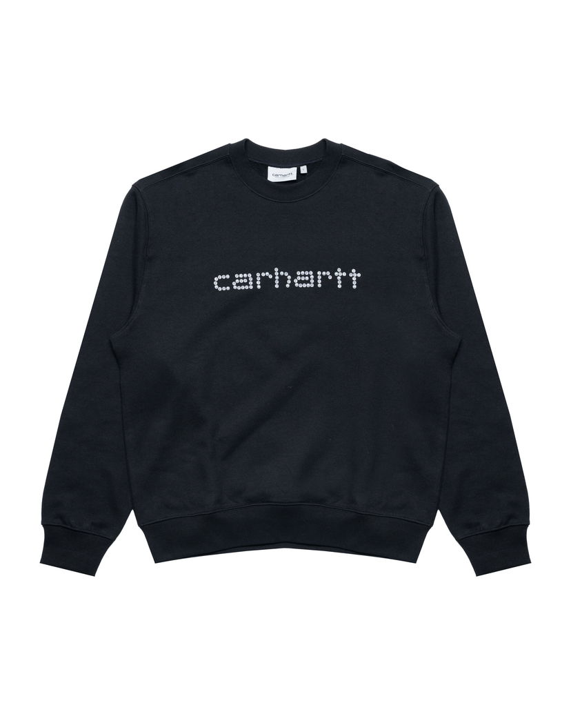Sweatshirt Carhartt WIP Carhartt WIP Rivet Script Sweatshirt Sort | I034415-89XX