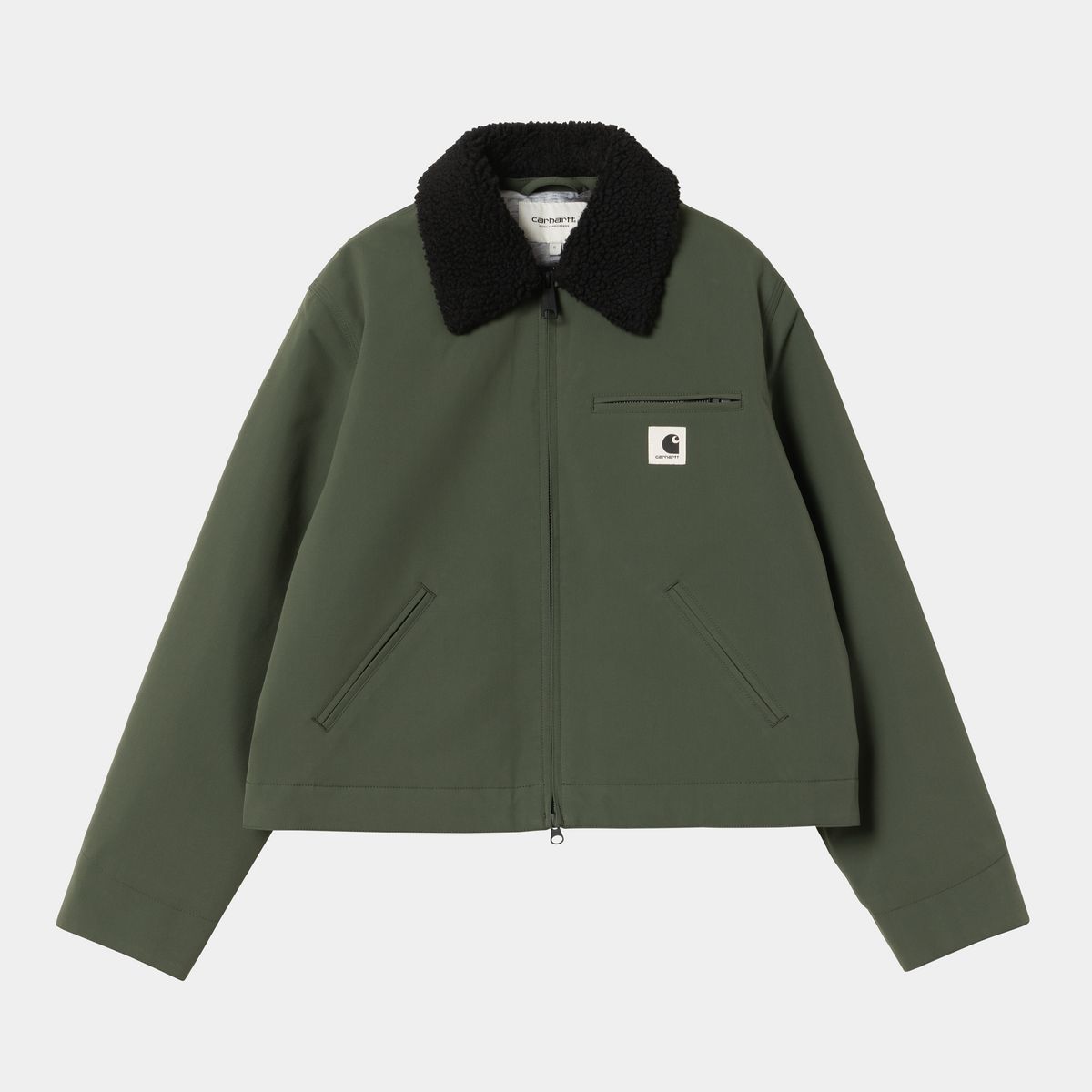 Jakke Carhartt WIP Newkirk Shearling Collar Jacket Grøn | I035699_8, 0