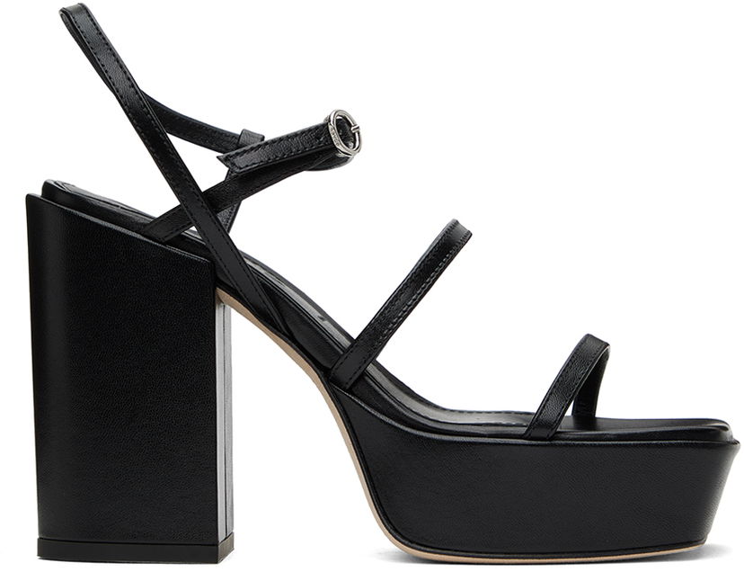 Tilbehør Aeyde Aeyde Katalin Heeled Sandals Sort | A11-HS-ATNS11BL38-SS24-800-007