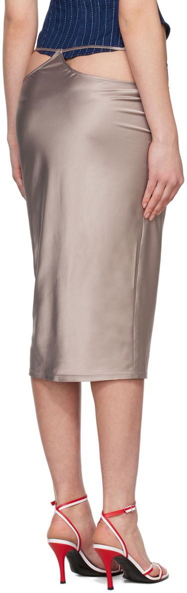 Nederdel Miaou Miaou Verona Midi Skirt Grå | 4027SS3SIL, 2