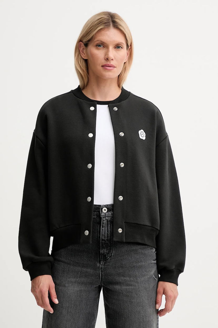 Bomberjakke KENZO Kenzo Oversize Bomber Jacket Sort | FF62BL5514MK