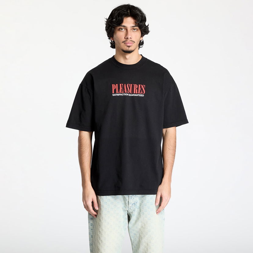 T-shirt Pleasures Pleasures Satisfaction T-Shirt Sort | P25SP052 BLACK