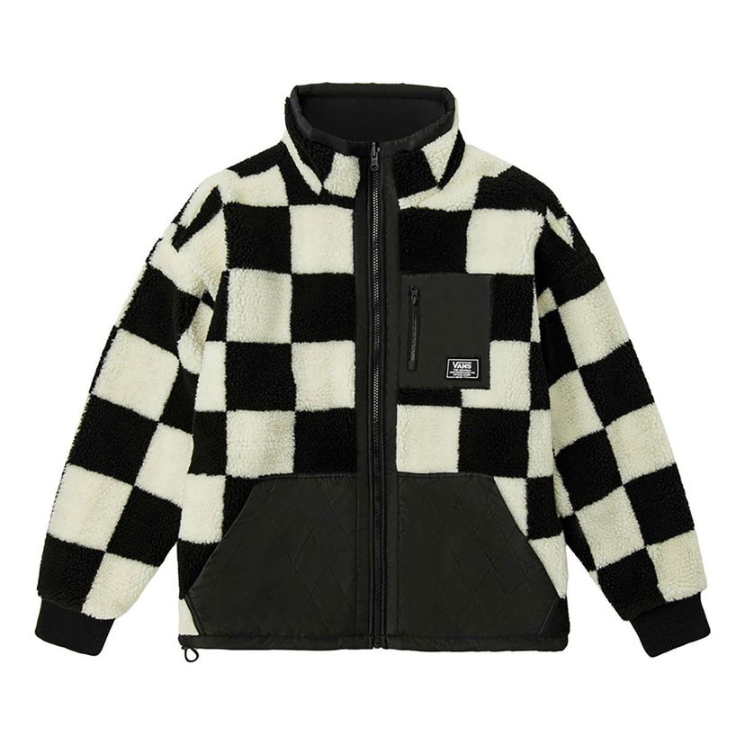 Bomberjakke Vans Vans Reversible Checkerboard Sherpa Jacket Flerfarvet | VN0A5F6U7DR