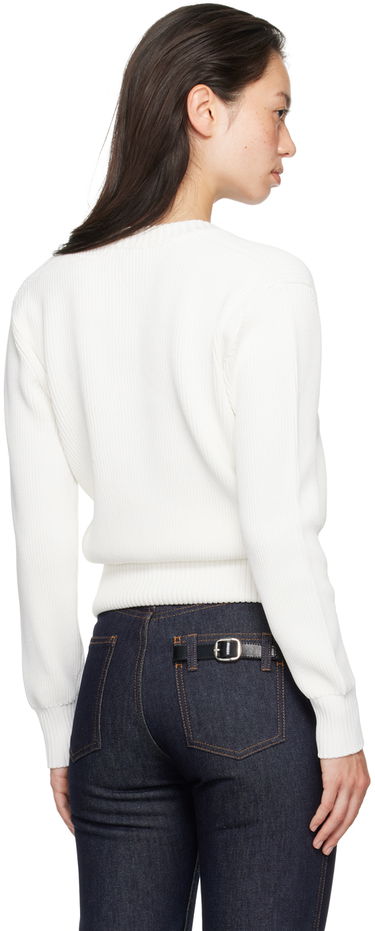 Sweater Coperni Coperni Knitted Long Sleeve Sweater Hvid | COPML110Y3003, 2