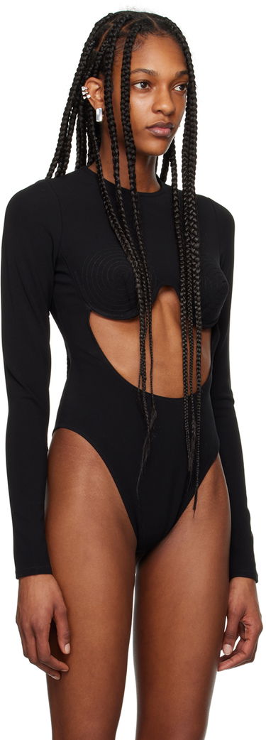 Krop Jean Paul Gaultier Gaultier Cone Bra Bodysuit Sort | 24/25-F-BD017-J053-00, 3