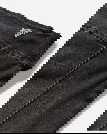 Jeans GUESS Belted Bootcut Pants Sanded Wash Sort | W5BA2ED0231 GUBS, 3