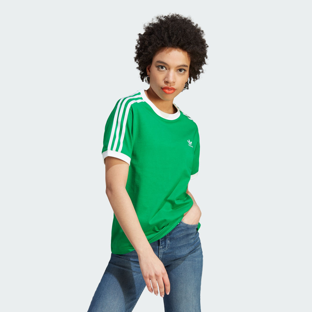 T-shirt adidas Originals Adicolor Classics 3-Stripes Tee Grøn | IK4047, 0