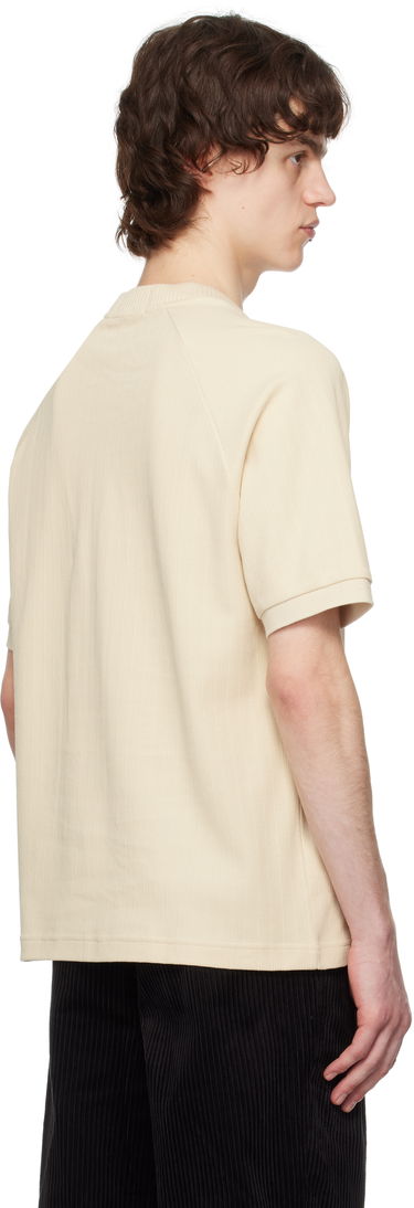 T-shirt Fred Perry Fred Perry Ribbed Raglan Sleeve T-Shirt Beige | M8680, 2