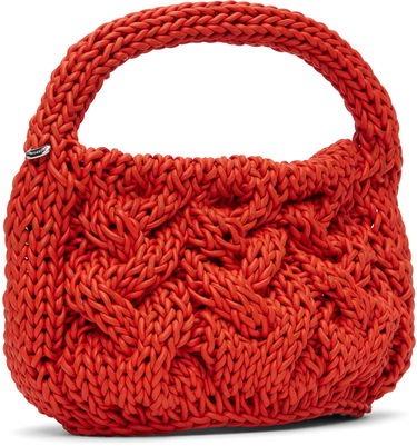 Håndtaske JW Anderson JW Anderson Small Cable Knit Bag Sort | HB0712-LA0365, 4