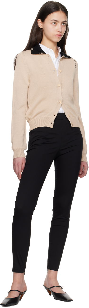 Sweater Marni Marni Mending Knit Cardigan Beige | CDMD0404Q0 UFCN54, 3