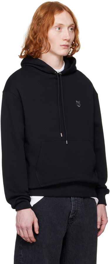 Sweatshirt MAISON KITSUNÉ Maison Kitsuné Comfort Hoodie with Fox Head Patch Grå | MM00713KM0321, 4