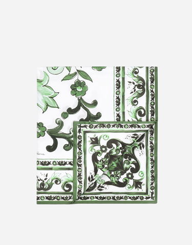Home decor Dolce & Gabbana Dolce & Gabbana Cotton Sateen Duvet Cover Grøn | TCE049TCAKFUV011, 1