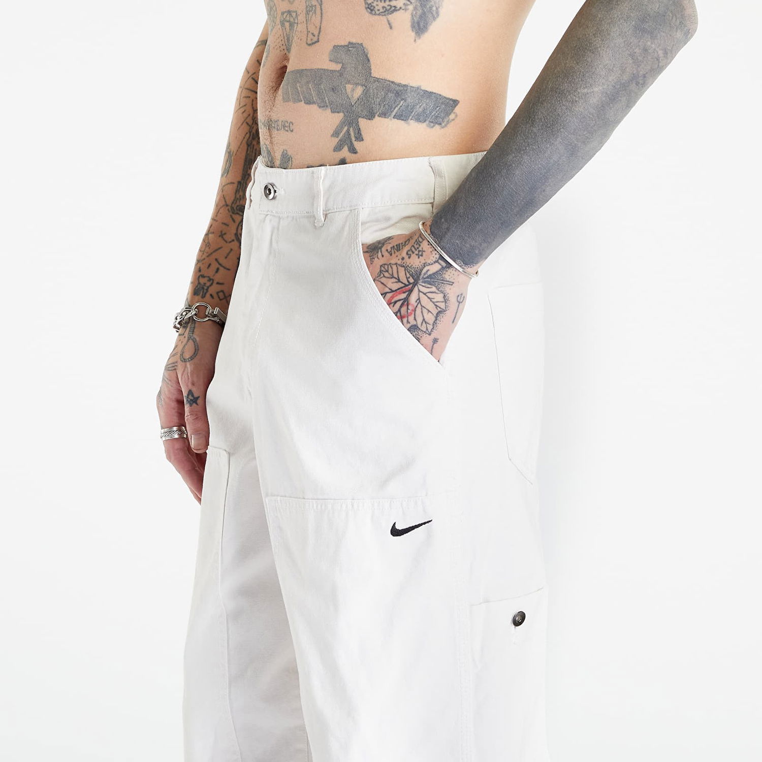 Bukser Nike Sportswear Double-Panel Pants Hvid | DQ5179-030, 1