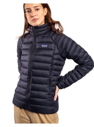 Puffer jakke Patagonia Down Sweater Sort | 84684