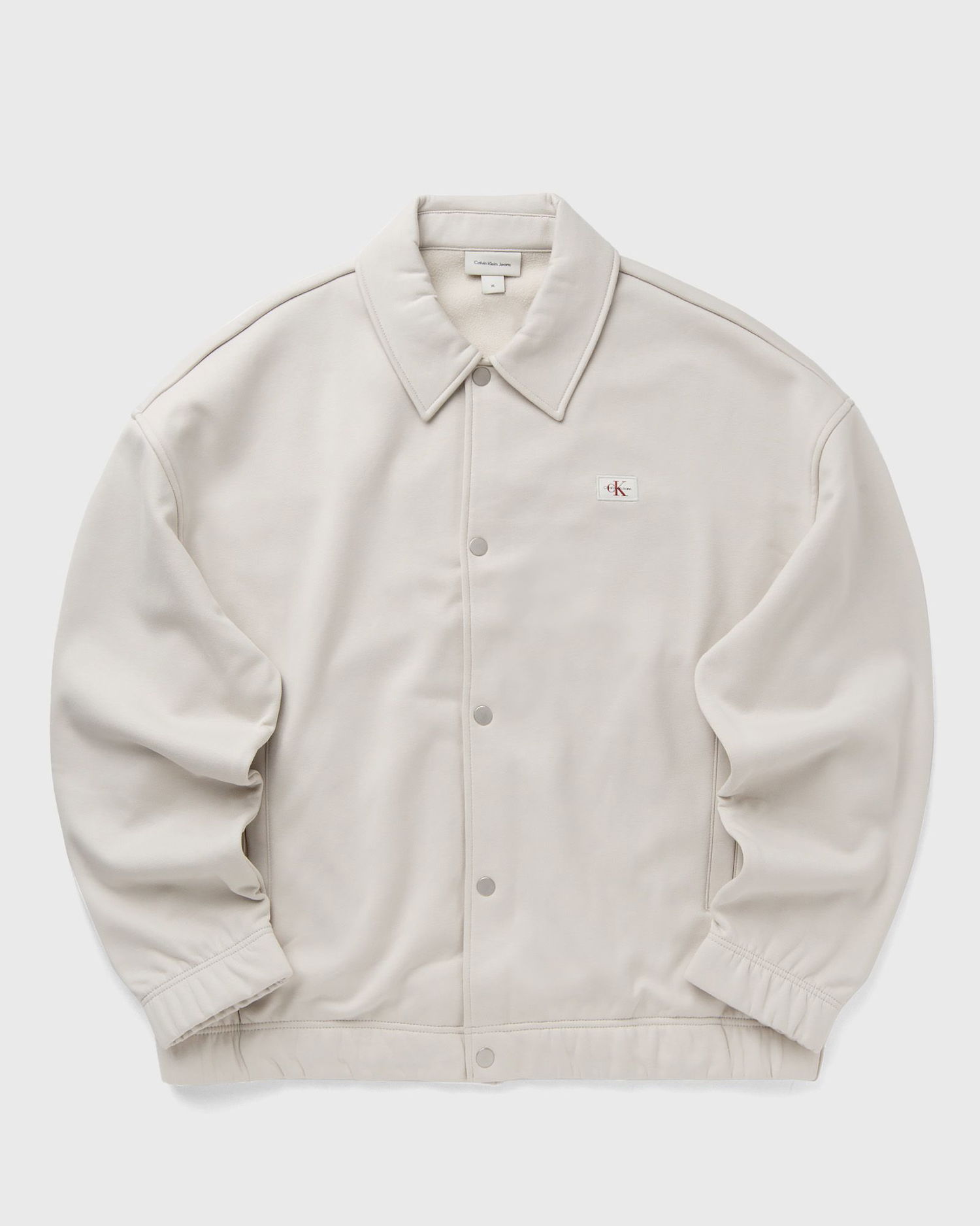 Bomberjakke CALVIN KLEIN Calvin Klein Jeans Woven Label Snap Bomber Jacket XL Beige | J30J326820PDH, 0