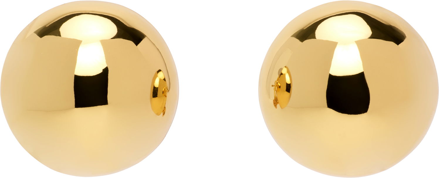 Øreringe Anine Bing Dome Earrings Metalisk | A-15-10408-GLD1, 0
