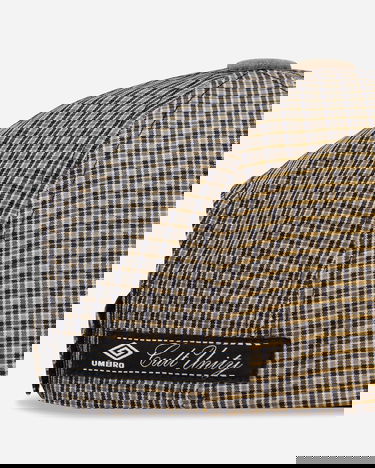 Kasket Umbro Cult Unity Plaid Velcro Patch Cap with Striped Brim Flerfarvet | UBMW235FA20 BEG0024, 6