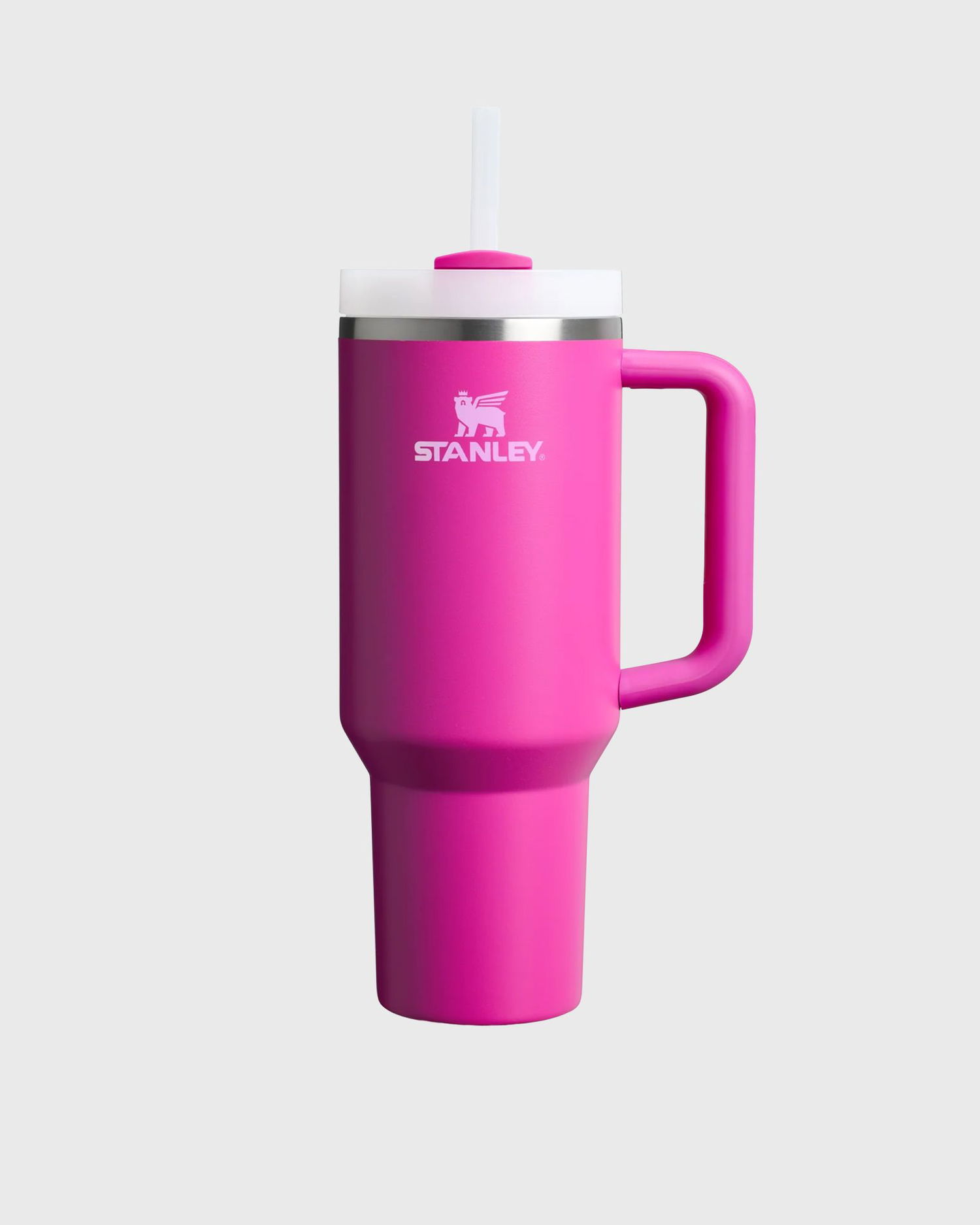 Drikkeflaske Stanley Quencher H2.0 FlowState Tumbler with Handle and Straw Lyserød | 10-13230-064, 1
