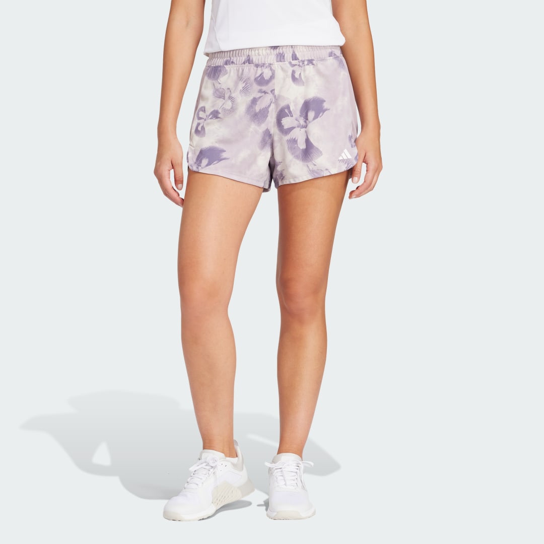 Shorts adidas Performance Pacer Essentials AOP Flower Tie-Dye Knit Shorts Flerfarvet | IQ2631, 0