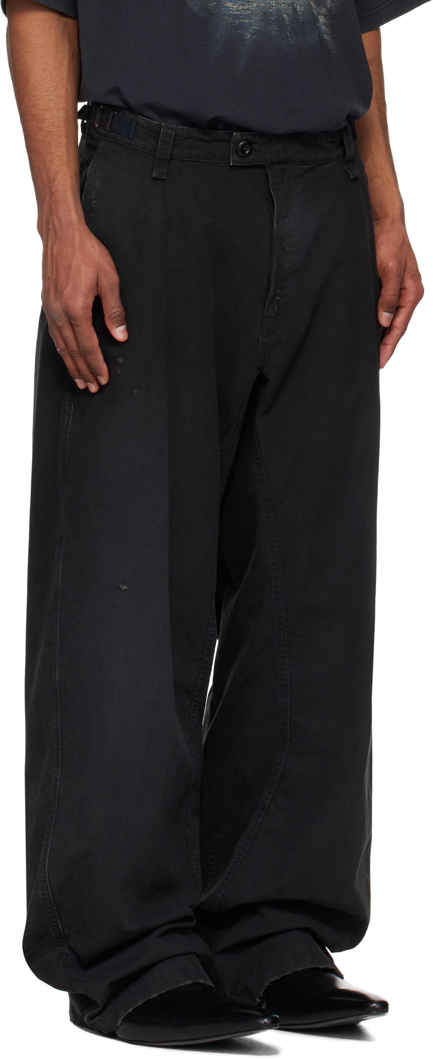 Cargo bukser Balenciaga Balenciaga Minimal Trousers Sort | 824592TQP13, 1