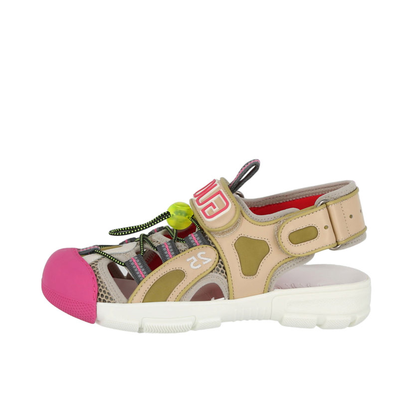 Sneakers og sko Gucci Tinsel Sport Sandals Crystal Beige (Women's) Flerfarvet | 570440 98D30 8510