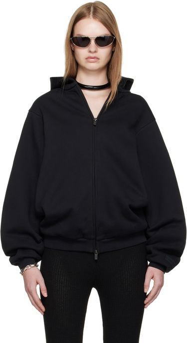Sweatshirt Fear of God Fear of God ESSENTIALS 90s Fleece Zip-Up Hoodie Sort | 192SP257440FW, 0