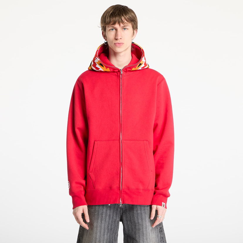 Sweatshirt BAPE A BATHING APE Tiger Full Zip Hoodie Rød | 001ZPL301006MRED